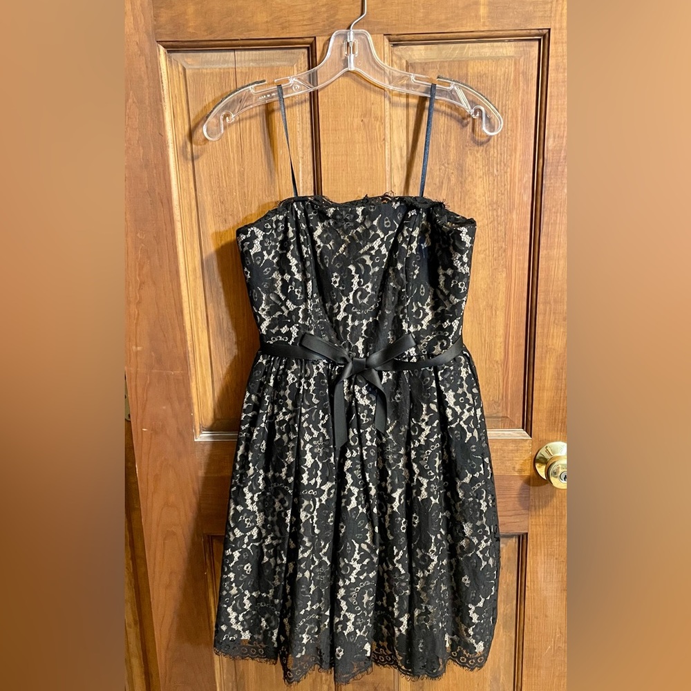 Robert Rodriguez Semi Formal Black Lace Dress